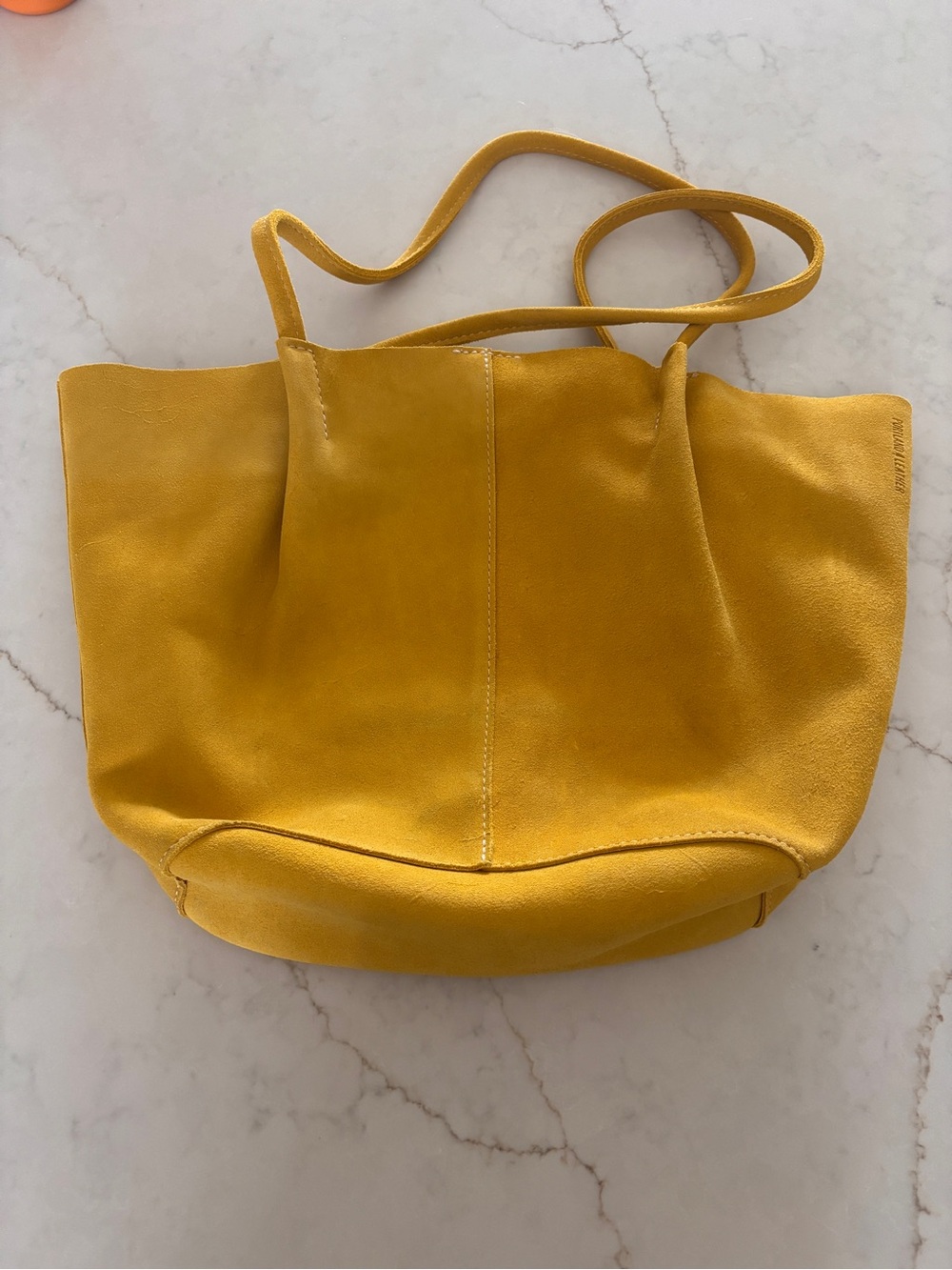 Portland Leather Oversized Devon Suede Tote - Picture 7 of 7